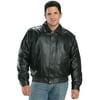 USA Leather Classic Mens Leather Bomber Jacket
