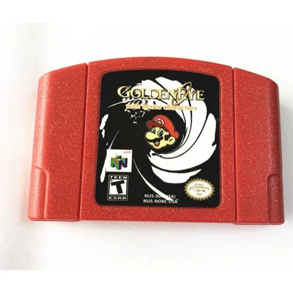 GolenEye with mario charcters Compatible for N64