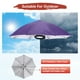 thumbnail image 2 of Sombrero Paraguas con Banda de 26" [2 Pcs] - Sombrero de Sol Plegable y Manos Libres para Pesca, Jardinería, Senderismo y Camping [Azul Marino+Púrpura], 2 of 7