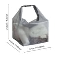 thumbnail image 3 of Bklubk Mesh Shower Caddy Bag Portable Dry Mesh Travel Toiletry Bag With Adjustable Buckle Handle Hanging Bathroom Organizer Bag For Gym Swimming Camping, 3 of 6