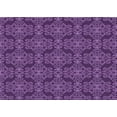 thumbnail image 1 of Ahgly Company Indoor Rectangle Patterned Purple Iris Purple Area Rugs, 2' x 3', 1 of 6