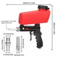 thumbnail image 5 of Portable Handheld Air Compressor Speed Sand Gun Blaster Sand Blasting 1/4 in, 5 of 12