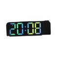 thumbnail image 4 of Reloj de mesa digital Silencioso Multifuncional 3 niveles Atenuador de brillo Alarma dual Azul perfecl Despertador de proyección, 4 of 8
