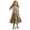 Khaki, variant on Sleeveless Casual Little Girl Dress Button Down Ruffled Girls Dresses for Girls Age 1 6 Years Kids Dress for Summer Beach Vacation Daily School Wear