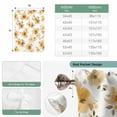 thumbnail image 6 of Yellow Spring Floral Balloon Curtains for Bedroom/Front Door/Bathroom, Elegant Flowers Summer Botanical Tie Up Curtains 63 Inch Length Light Filtering Kitchen Curtains Shades for Windows 46"x63", 6 of 8