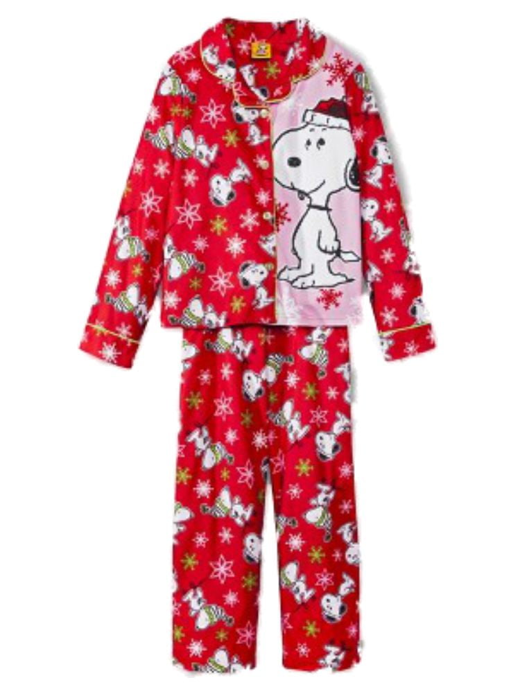 peanuts adult pajamas