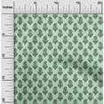 thumbnail image 2 of oneOone Viscose Chiffon Mint Green Fabric Paisleys Quilting Supplies Print Sewing Fabric By The Yard 42 Inch Wide, 2 of 6