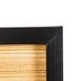 thumbnail image 3 of Black Wooden Picture Frames 8.5x11 Set of 2-100% Eco Natural Solid Wood Thick Borders, Wall Mount and Tabletop Display, 3 of 5