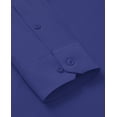 thumbnail image 6 of Youclos Men's Long Sleeve Stretch Wrinkle-Free Button Down Shirts 4-Way Stretch Formal Work Dress Shirts, 6 of 8