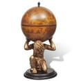 thumbnail image 3 of vidaXL 1 Piece Globe Bar Wine Stand Atlas Design 16.5x16.5x33.5 Inches, 3 of 6