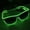 Fluorescent Green, variant on Light up Glasses,Flashing EL Wire Neon Rave Glasses Luminous LED Sunglasses Costumes for Party,Halloween
