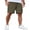 Dark Green, variant on COOFANDY Men's Cotton Drawstring Shorts Lightweight Stretch Chino Shorts Casual Flat Front Golf Shorts