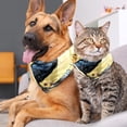 thumbnail image 4 of Crow Pack of Two Translucent Light and Breathable Chiffon Yarn Dog Bandanas, 40.6x40.6x58in and 53.3x53.3x76.2in, 4 of 5