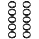 thumbnail image 5 of 10 anillos de goma suave para el pulgar, inserto para tijeras de peluquería - Negro, diámetro Balck, 5 of 8