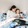 thumbnail image 5 of jejeloiu Christmas Snowmen Bedding Comforter Set,Oil Painting Twin Comforter Sets,Rustic Flower Floral Bedding Set For Children,Super Cozy Room Decor Reversible,2pcs, 5 of 8