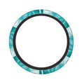 thumbnail image 1 of Balery Teal Turquoise 1 Fundas elásticas antideslizantes para volante, funda protectora universal para hombre y mujer, 15 pulgadas, accesorios para coche., 1 of 6