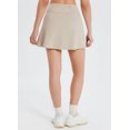 thumbnail image 3 of BALEAF Women's 15" Tennis Golf Skirt High Waisted Athletic Sports Casual Active Skorts with Shorts 3 Pockets Khaki XS, 3 of 6