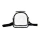 thumbnail image 1 of Bolso de hombro transparente negro con láser, 1 of 1