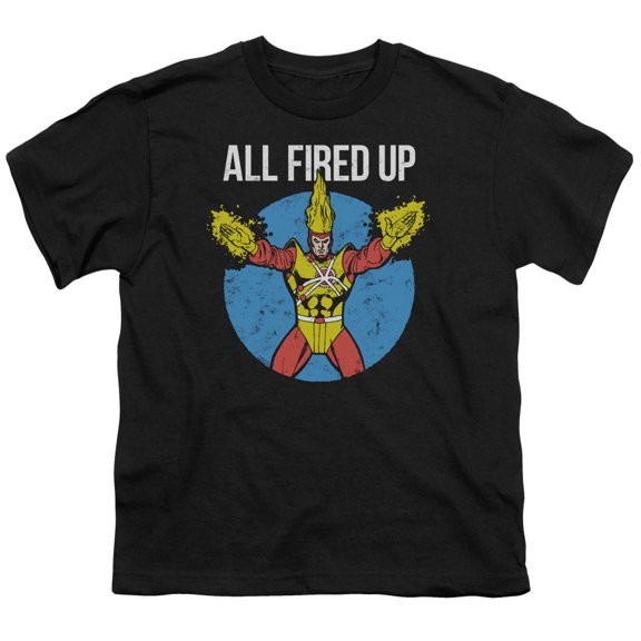 Jla - Firestorms Party - Youth Short Sleeve Shirt - Medium