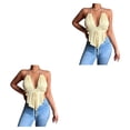 thumbnail image 4 of Camisola Sexy Minnieouse Chaleco Correa Espagueti Albaricoque XXL, 4 of 5