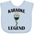 thumbnail image 3 of Inktastic Karaoke Legend Music Gift Boys or Girls Baby Bib, 3 of 4