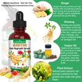 thumbnail image 2 of Sérum para el crecimiento del cabello, paquete de 5 unidades, aceite de jengibre y biotina para hombres y mujeres, 2 of 7