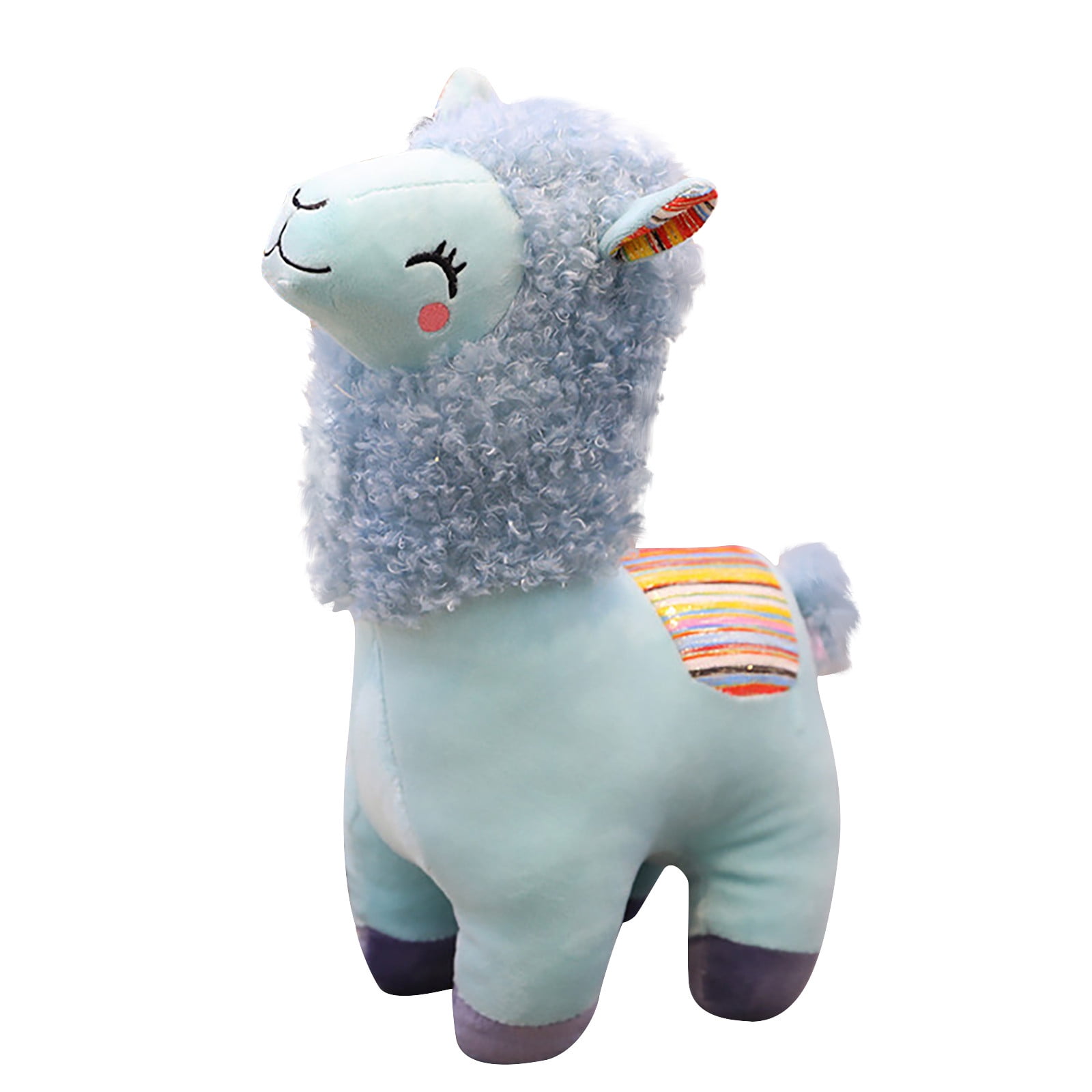 White Alpaca Llama Stuffed Animal Alpaca Cartoon Plush Doll Gift For Kids 25cm 