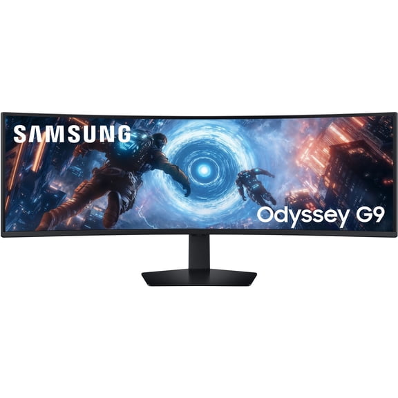 (Open Box) Samsung 49" Odyssey G9 G91F DQHD 144Hz Gaming Monitor, LS49FG910ENXZA, 2025
