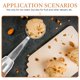 thumbnail image 5 of 2 cucharas para hacer bolas de helado y masa de galletas de acero inoxidable para postres de cocina., 5 of 6