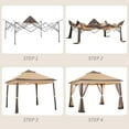 thumbnail image 2 of Pamapic 11x11 Bronze Outdoor Gazebo Patios Canopy, 2 of 7