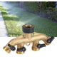 thumbnail image 3 of Distribuidor de agua del grifo Afortunado divisor de manguera de jardín 4 vías de latón rosca europea Sencillez, 3 of 5