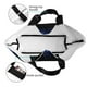 thumbnail image 4 of Fotbe Black Blue Glitter Sparkles Bolsa Tote Estética de Lona con Estampado para Mujer - Bolsa Reutilizable de Hombro Casual para Vacaciones, Compras, Trabajo y Gimnasio, 4 of 8