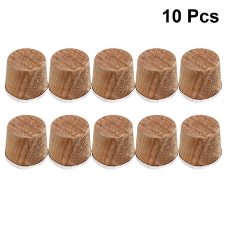 10PCS Wooden Bottle Cork Plug Safe Vacuum Flask Stopper Lid Replacement Kettle Parts Household Supplies (Size L Normal Style)