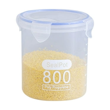 LEHOZIHEQ Airtight Food Storage Containers Set with Lids, BPA Free Plastic Kitchen and Pantry Organization Canisters with Lids, for Cereal Flour & Sugar