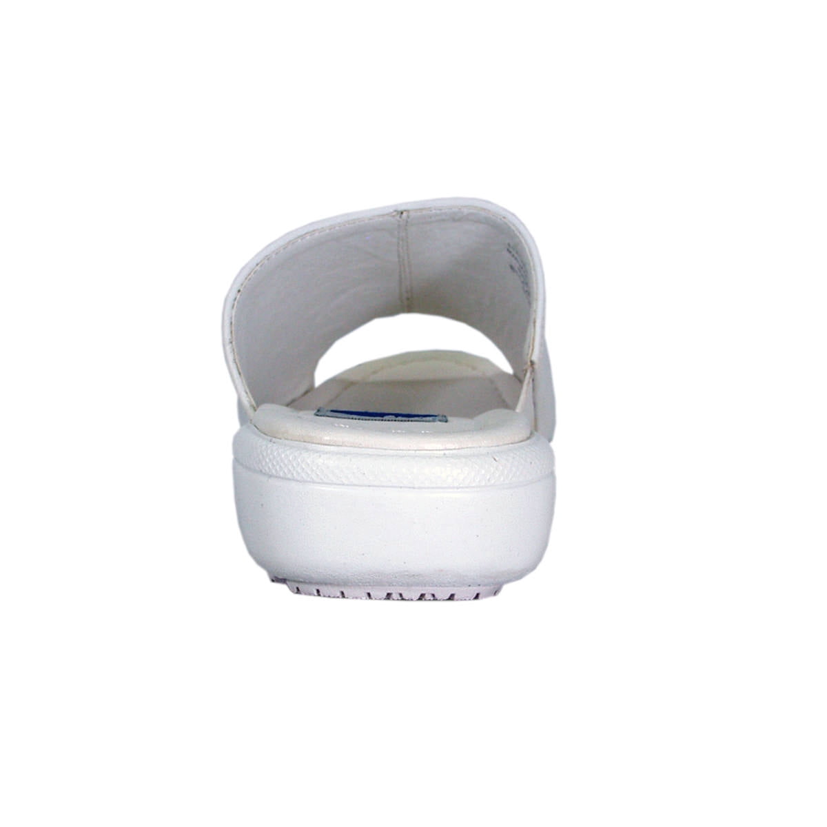PEERAGE Lois (LS08032) Women Extra Wide Width Classic Leather Slides White 11