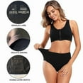 thumbnail image 2 of Seamless Underwear For Women No Show XS-6XL Plus Size Panties Women's high-waisted Cotton Panties Hipster Briefs 5 Pack, 2 of 6