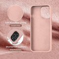 thumbnail image 5 of Designed for iPhone 13 Pro Case,[with Ring Stand][Support Magnetic Car Mount] [Anti-Scratch Microfiber Lining] Slim Shockproof Silicone Phone Case for iPhone 13 Pro 6.1 Inch - Pink Sand, 5 of 14