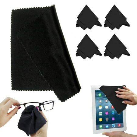 6PC Microfiber Cleaning Cloths Eyeglass Lens Sunglasses Camera LCD Screen Black price history on PriceWatchPro