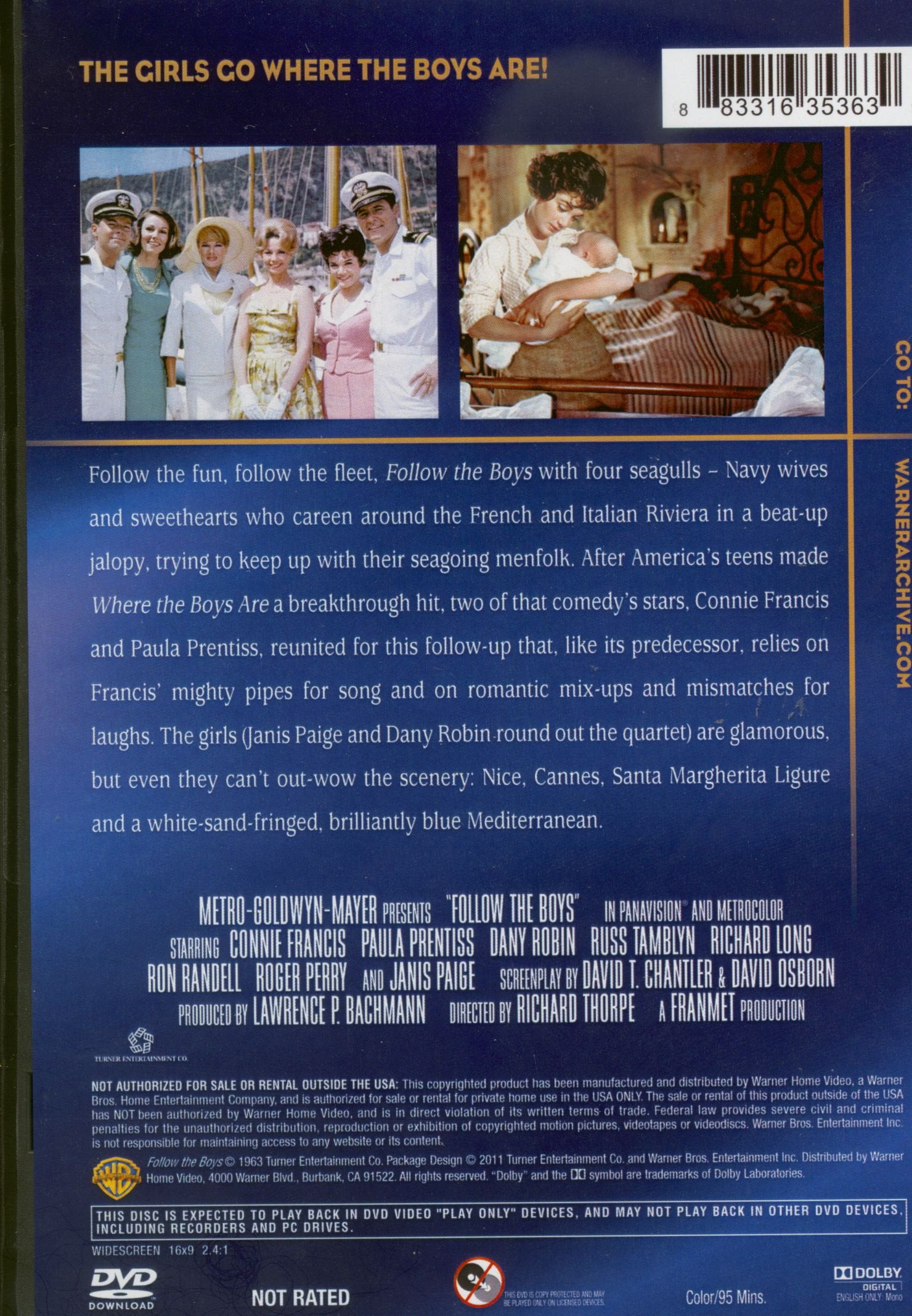 Amazon.com: Where the Boys Are [DVD] : Dolores Hart, George