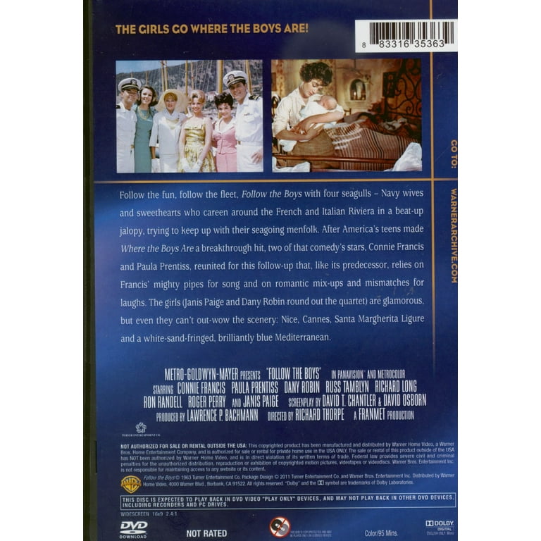 Follow the Boys (DVD), Warner Archives, Music & Performance