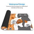 thumbnail image 4 of Bingfone Funny Cats Large Gaming Mouse Pad,Extended Desk Mousepad With Stitched Edges,Non-Slip Base,Water Resist Keyboard Pad For Gamer, Office & Home, 29.5 X 16 In, 4 of 9