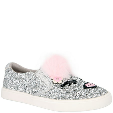 

KIDPIK Girls Glitter Low Top Slip On Sneaker Size: 9 Toddler - 5 Youth