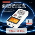thumbnail image 5 of Portable Radio, LC-dolida FM/AM/MP3 Mini Sport Radio with LCD Display, Earphones, Rechargeable Battery, Strong Signal, High Sensitivity, Compact and Lightweight for Jogging, Walking, Outdoor (Silver), 5 of 11