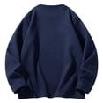 thumbnail image 4 of pstuiky camisa de manga larga para hombre, Camisas de manga larga con cuello redondo, cálidas e informales, de color liso, para hombre camisetas de hombre l, 4 of 4
