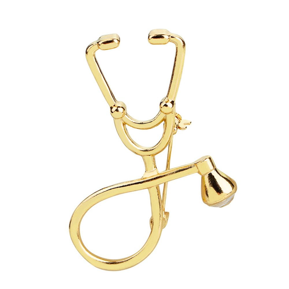 Medical Coat Lapel Pin Jackets Jewelry Stethoscope Brooches Nurses Pins