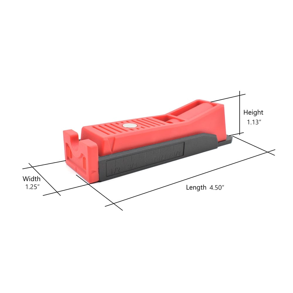Big Horn 12601 4 Piece One-Hole Mini Pocket Hole Jig System