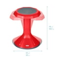 thumbnail image 3 of ECR4Kids ACE Active Core Engagement Wobble Stool, 18-Inch Seat Height, Flexible Seating, Red, 3 of 10