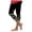 Black, variant on Mnuaqn Floral Capri Pants for Women High Waist Tummy Control Printed Leggings Trendy Casual Dressy Comfy Silm Fit Tights (M, Khaki)