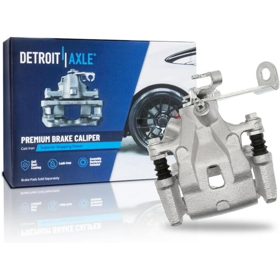 Detroit Axle - Rear Right Brake Caliper for 2013 2014 2015 Mazda CX-5 Passenger Side Brake Caliper with Bracket Replacement