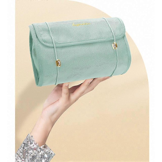Bolsa de cosméticos de gran capacidad yuxing Bolsa de viaje portátil plegable verde